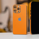 Orange Matte Mobile Skin